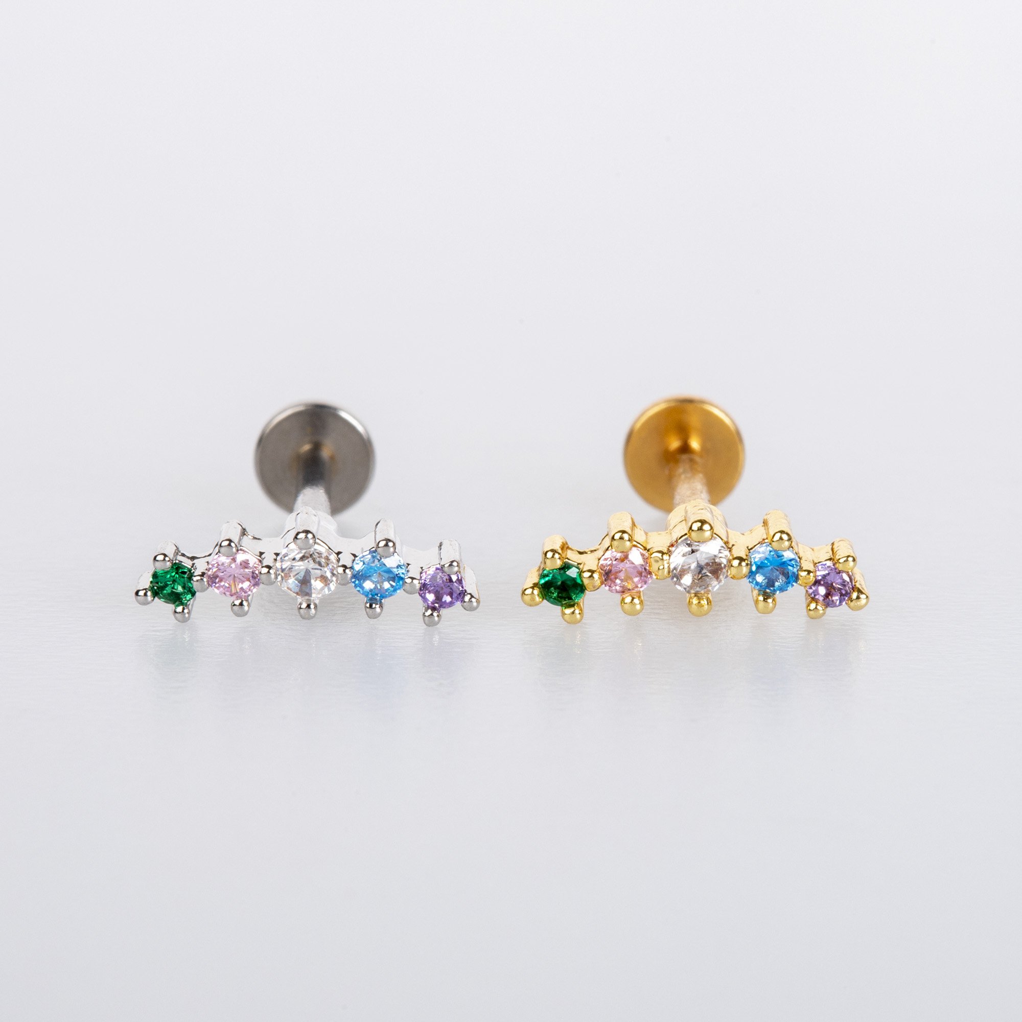 Piercing Tragus Sıralı 5 Taş