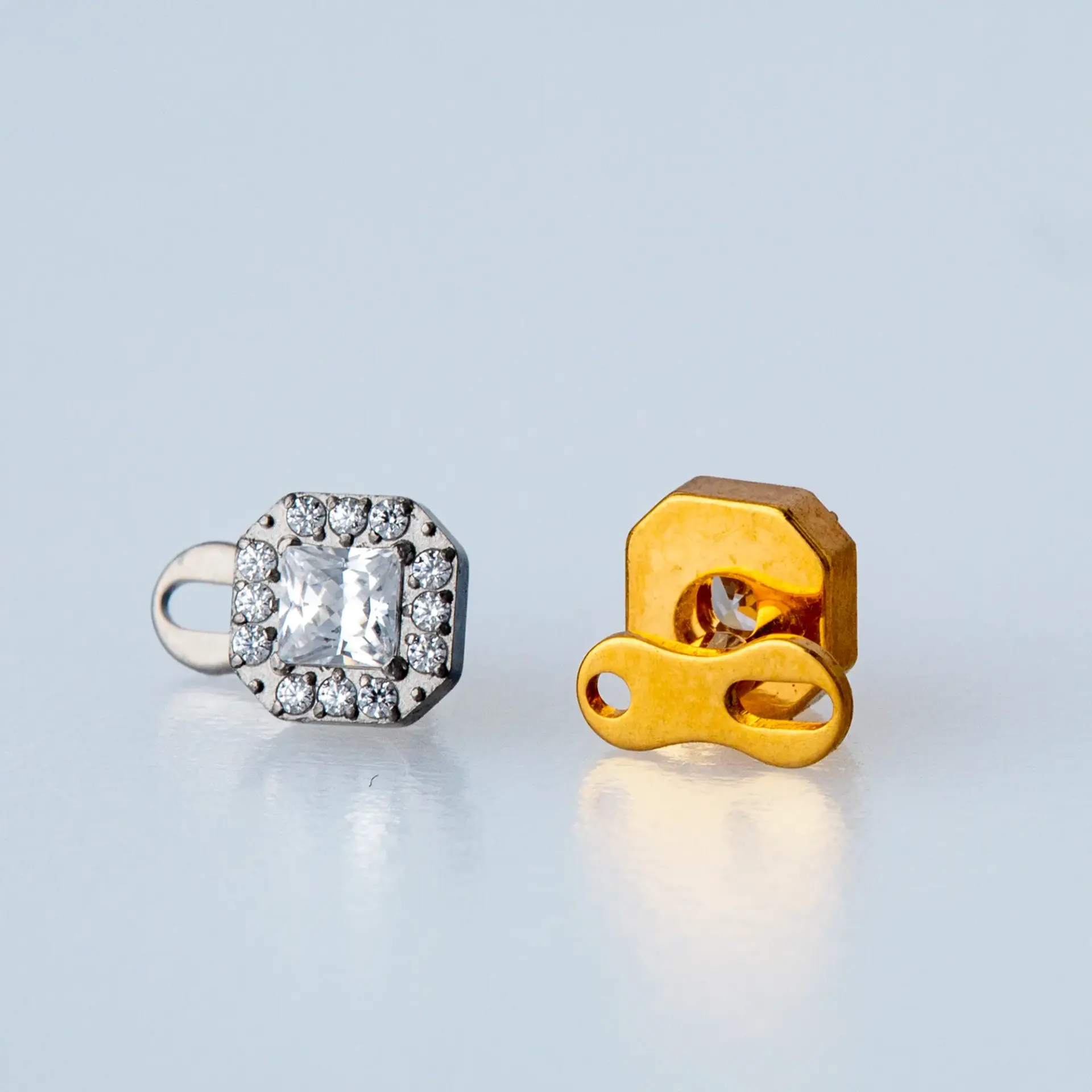 Piercing Titanyum Dermal Sarı