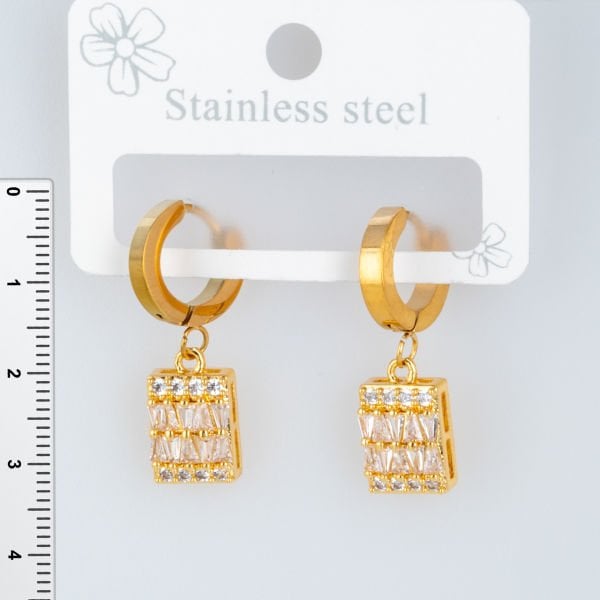 Steel Earrings - 1 Pair