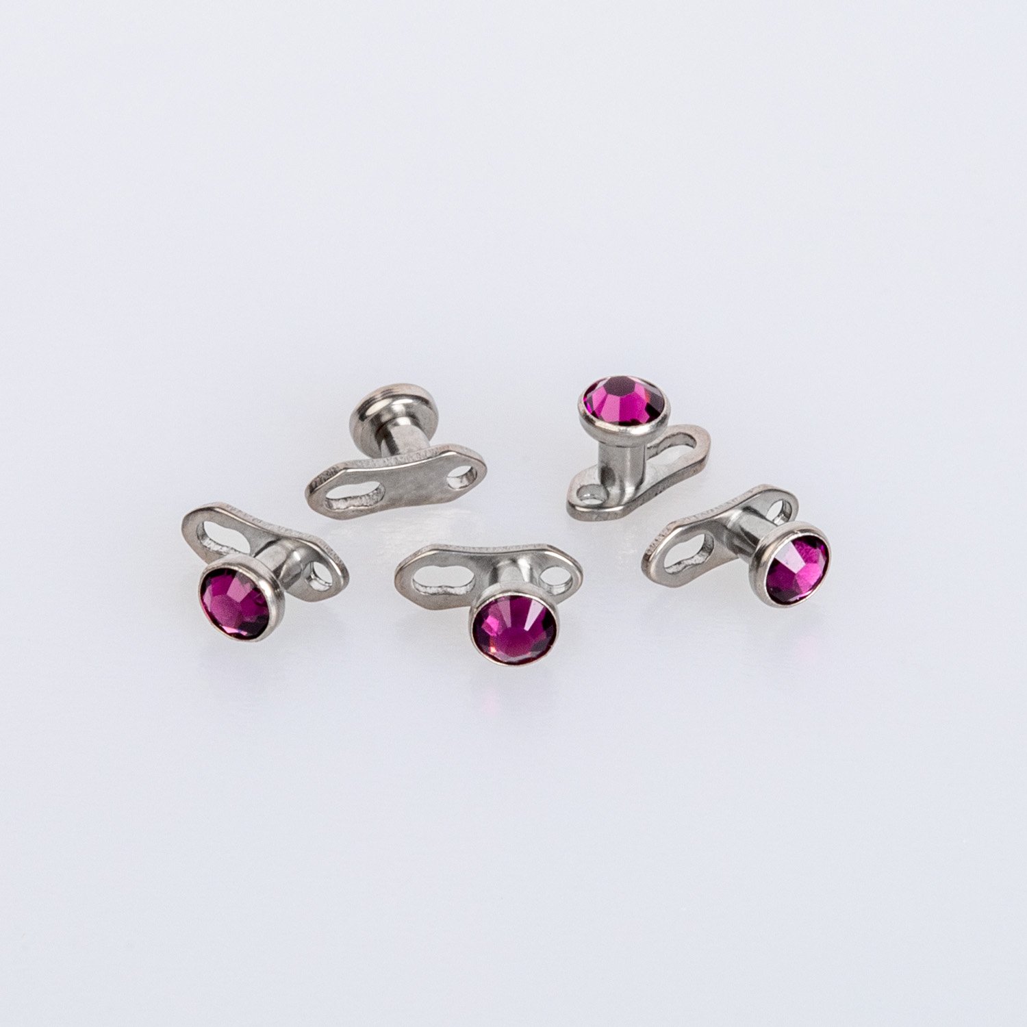 Piercing Titanyum Dermal 3mm Taş