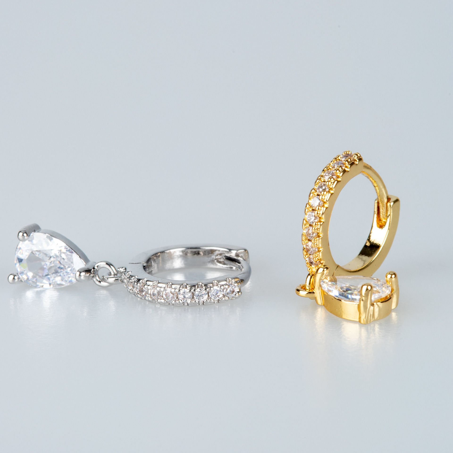 Piercing Rook Ring Drop Stone