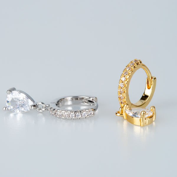 Piercing Rook Ring Drop Stone