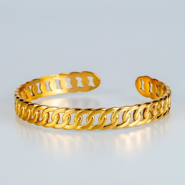 Steel Handcuff Bracelet