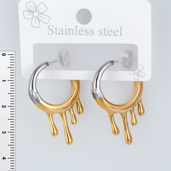 Steel Earrings - 1 Pair