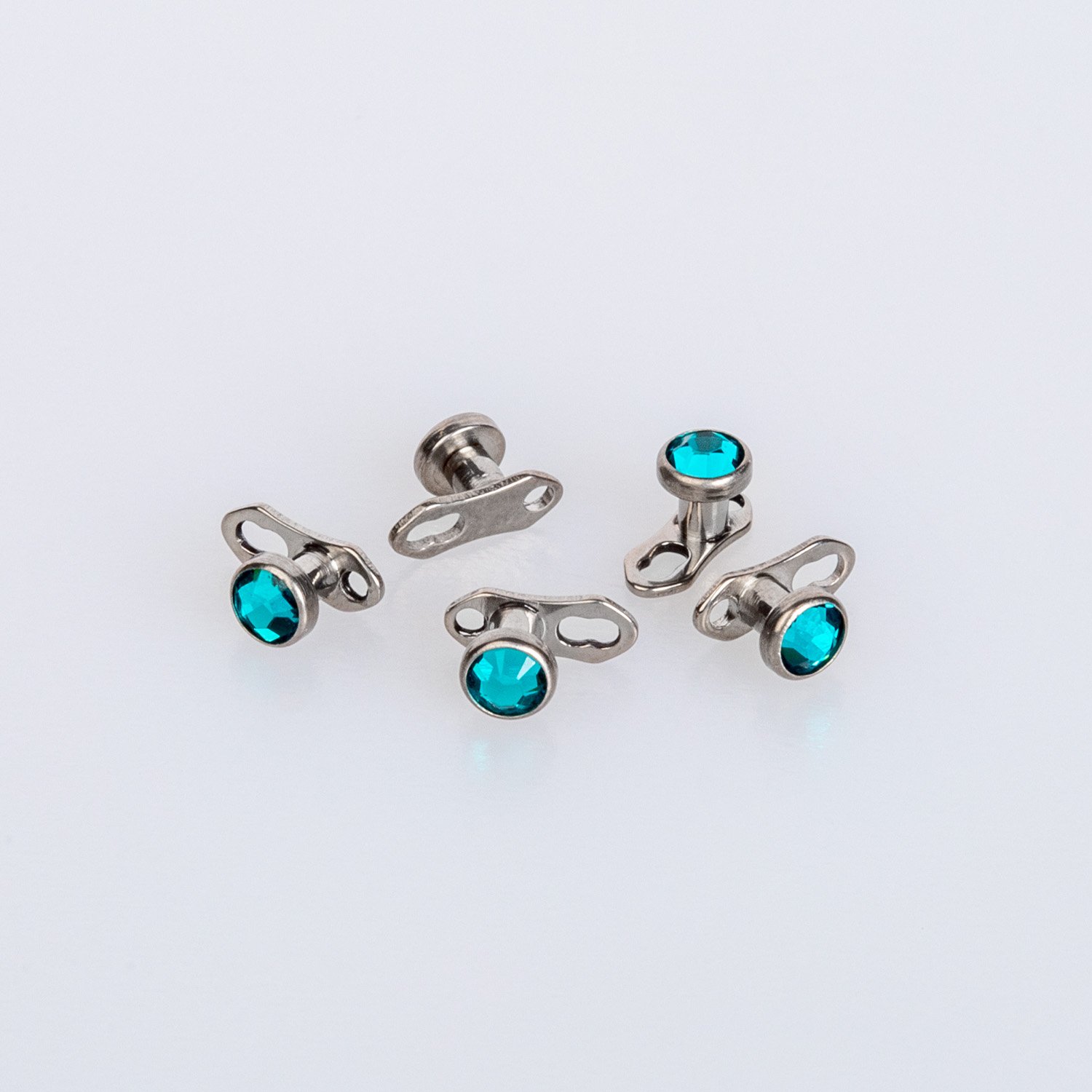Piercing Titanyum Dermal 3mm Taş
