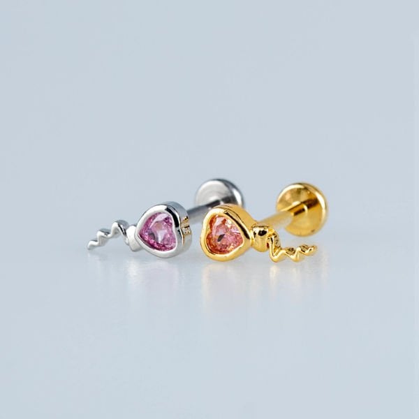 Piercing Tragus Kalp Ritim