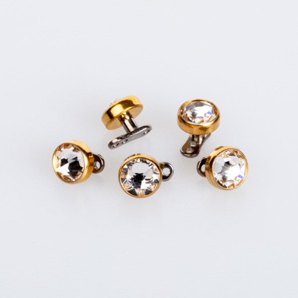 Piercing Dermal -4mm-5mm Stone