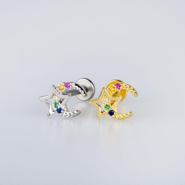 Piercing Tragus Ay Yıldız