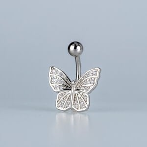 Piercing Göbek Fashion Kelebek