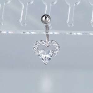 Piercing Göbek Fashion Kalp