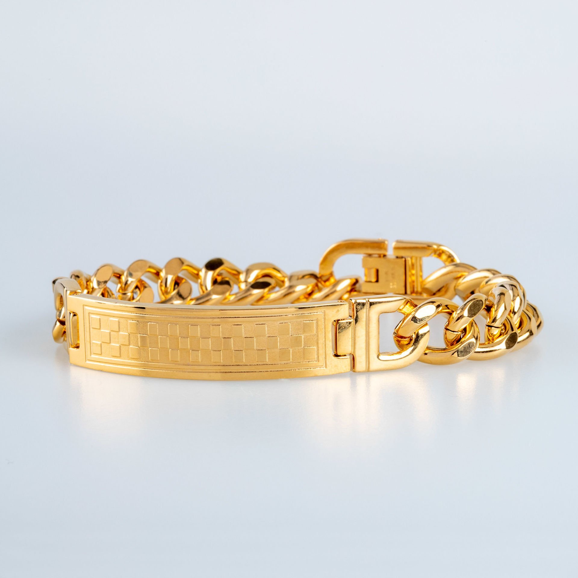 Erkek Çelik Zincir Künye Bileklik