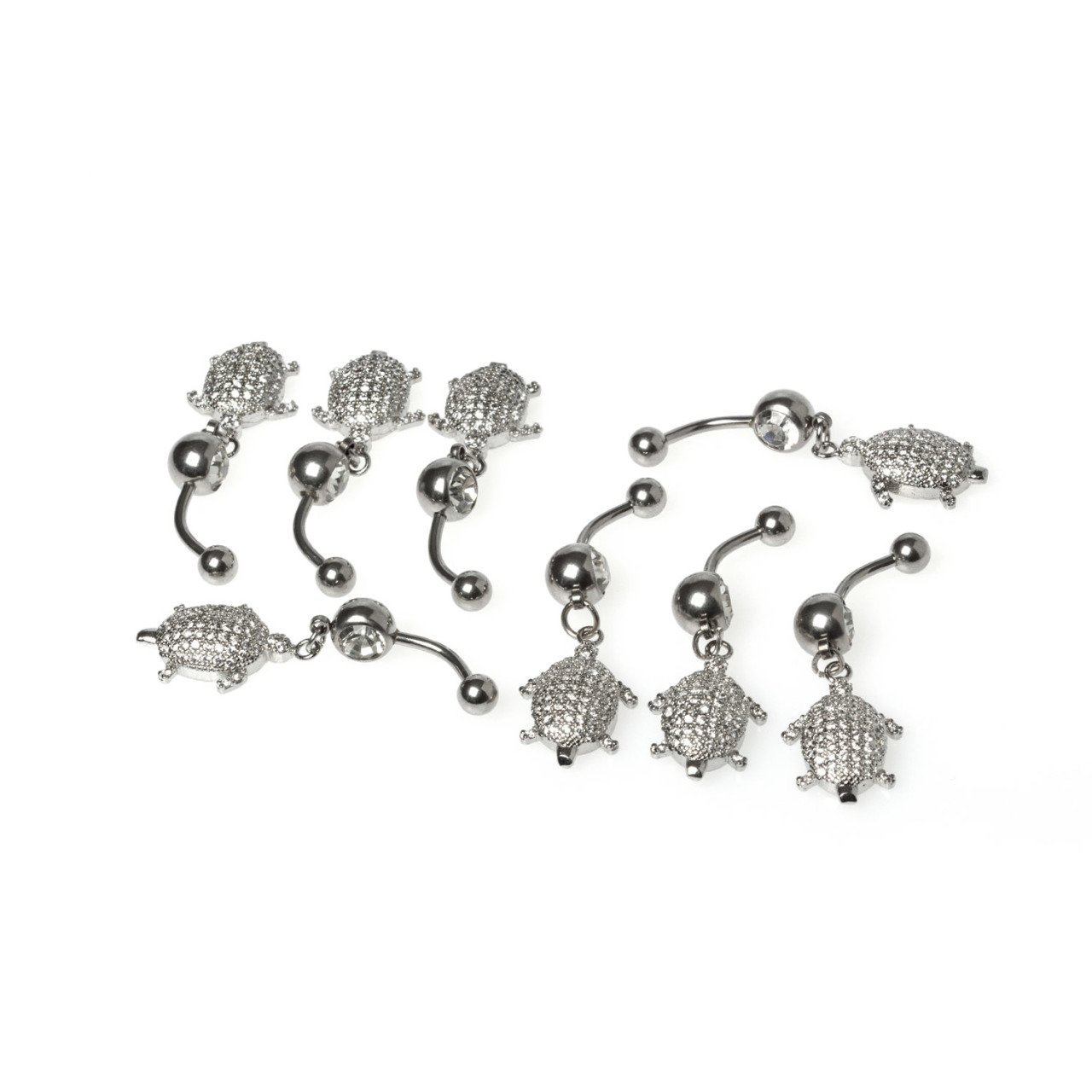 Piercing Göbek Kaplumbağa