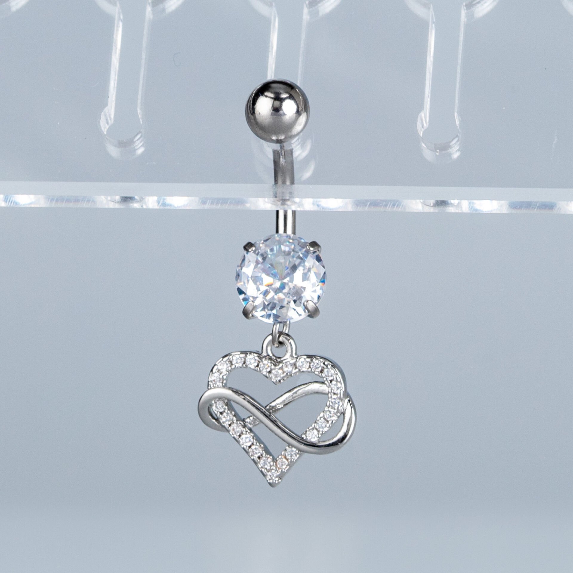Piercing Göbek Fashion Kalp