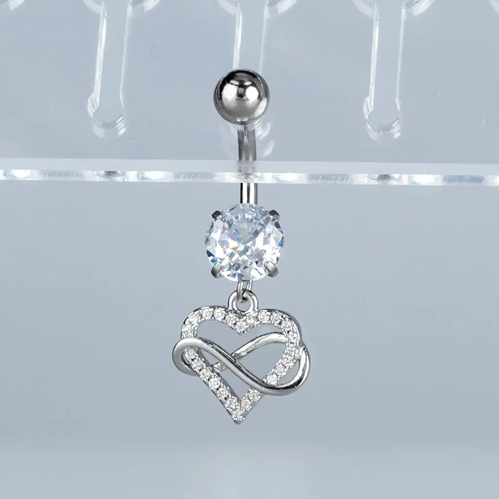 Piercing Göbek Fashion Kalp