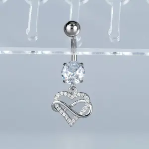 Piercing Göbek Fashion Kalp