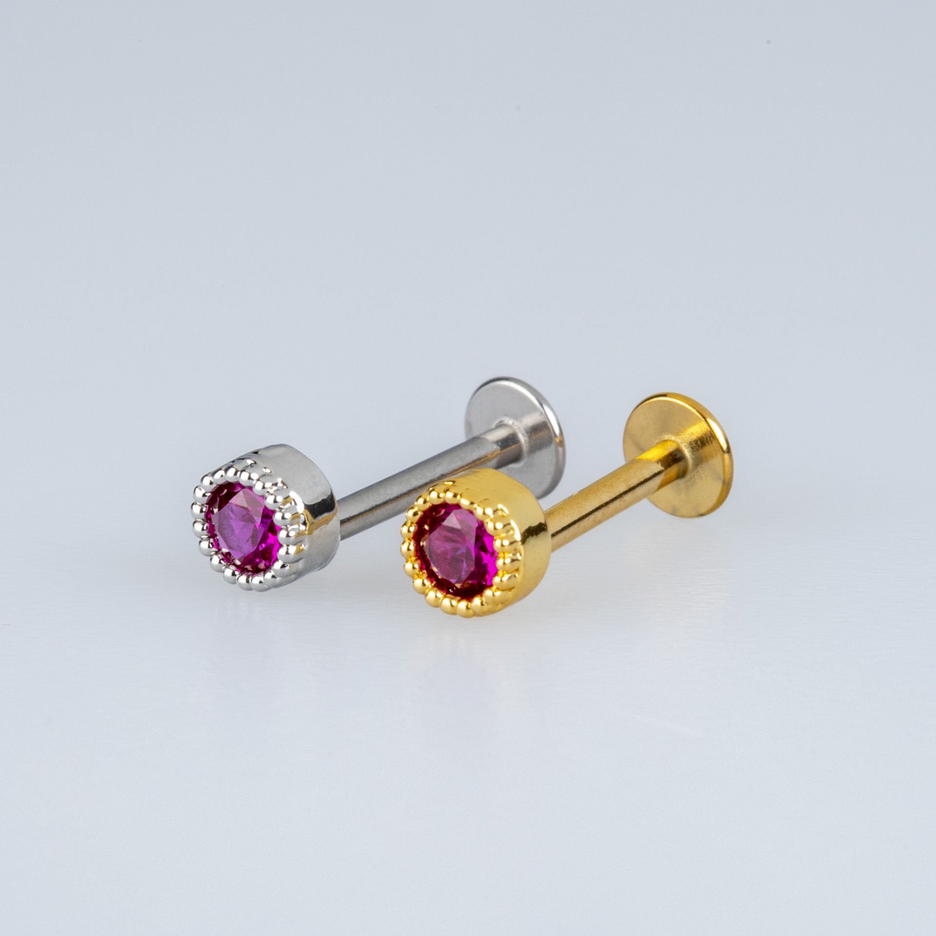 Piercing Tragus Yuvarlak Sarı