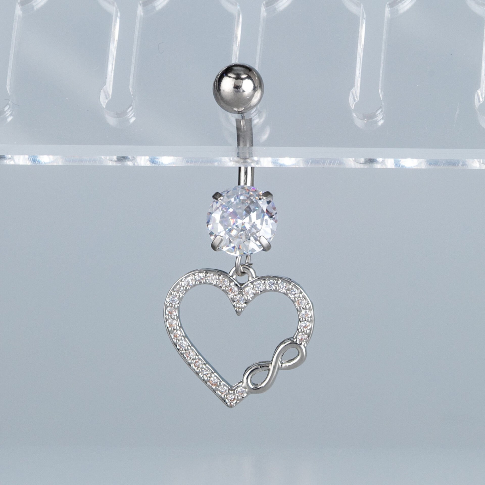 Piercing Göbek Fashion Kalp