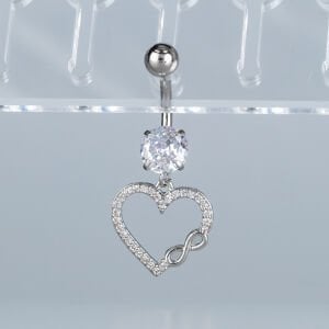 Piercing Göbek Fashion Kalp