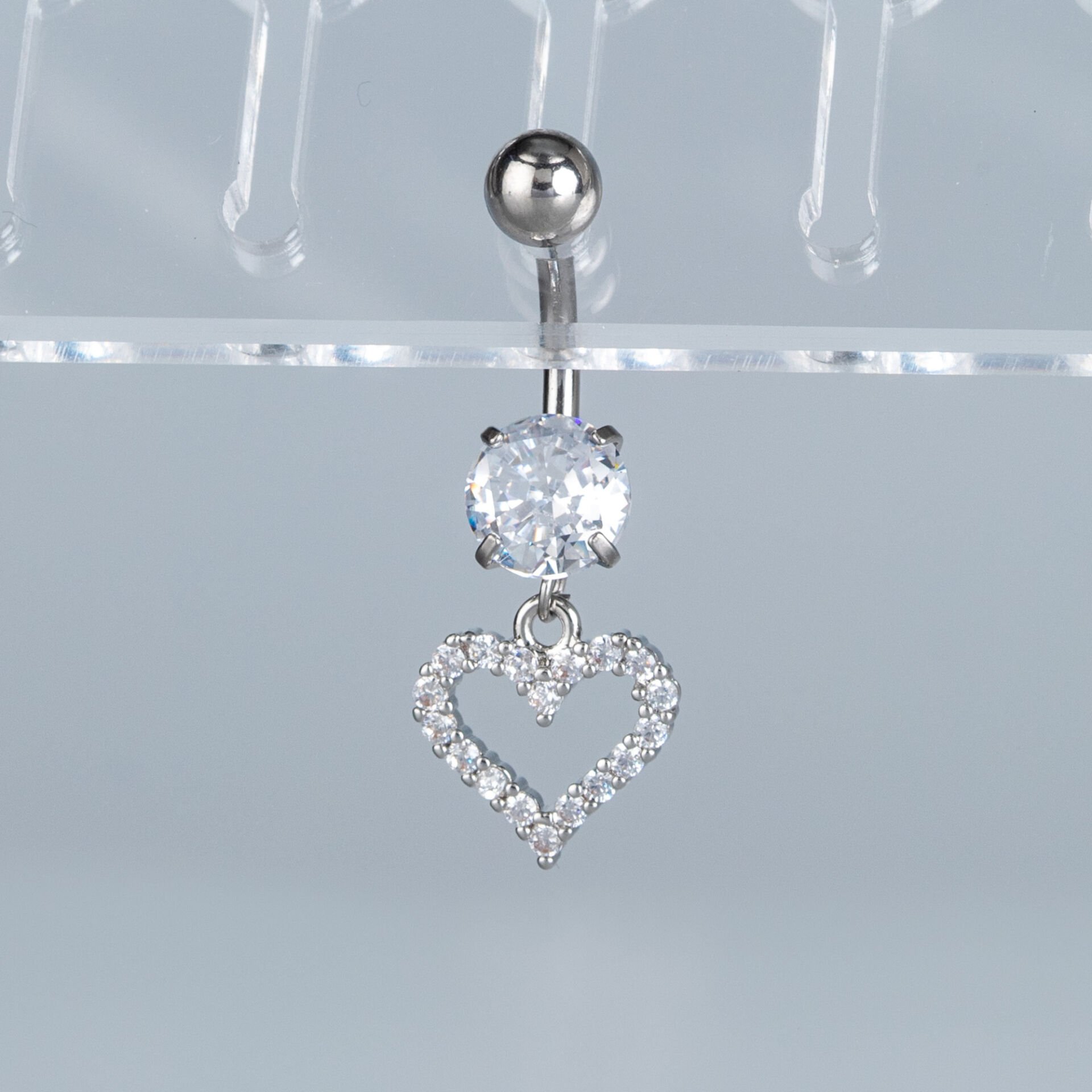 Piercing Göbek Fashion Kalp