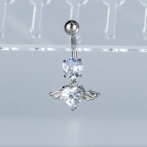 Piercing Göbek Fashion Kalp