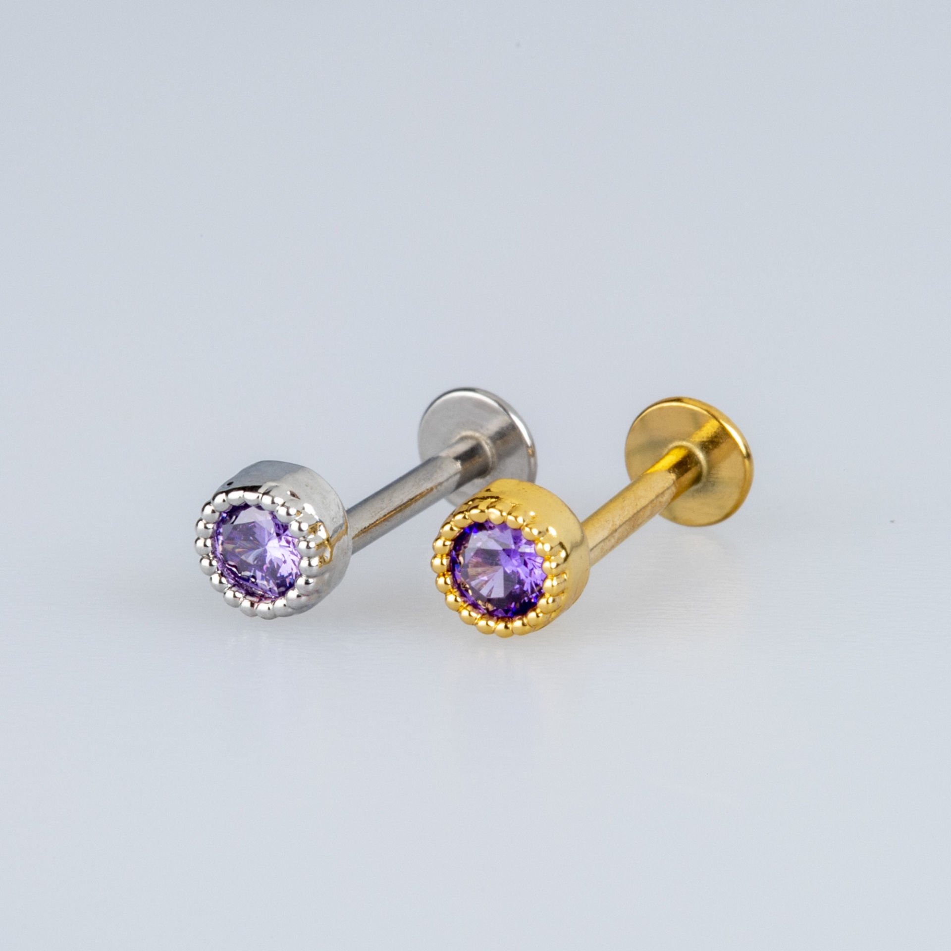 Piercing Tragus Round Yellow