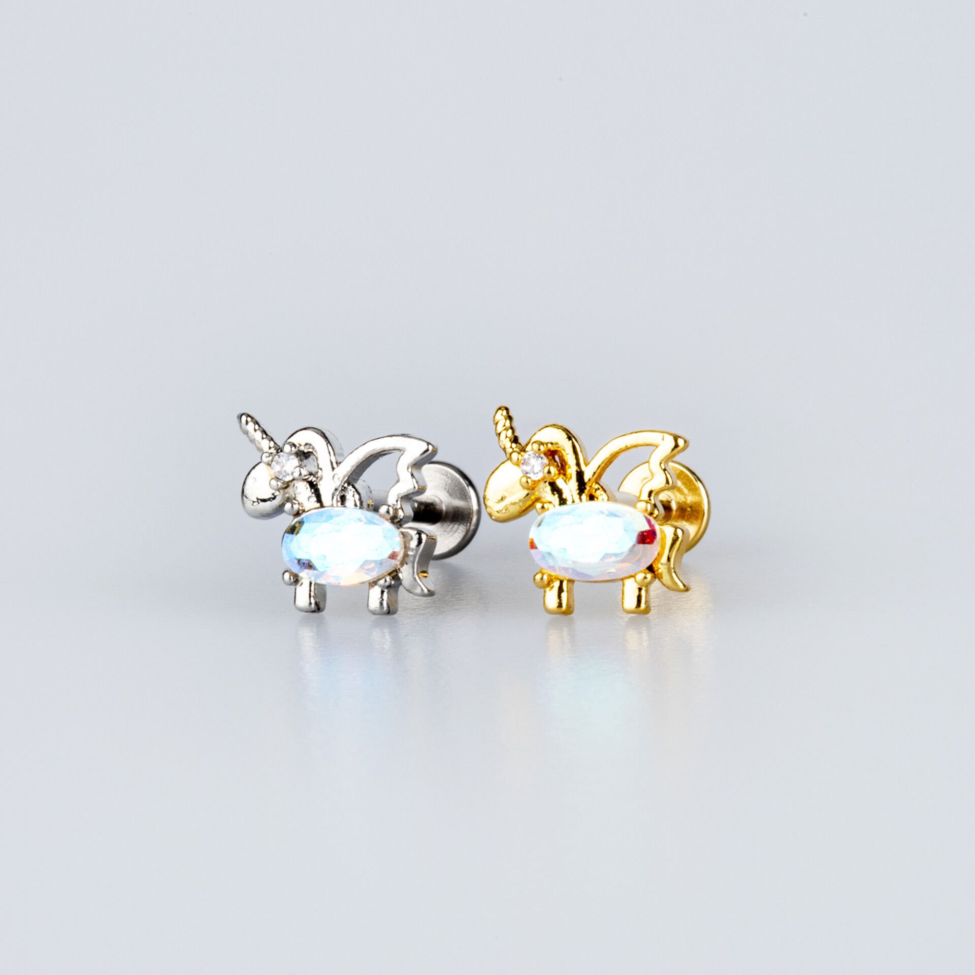 Piercing Tragus Unicorn Tek Boynuz