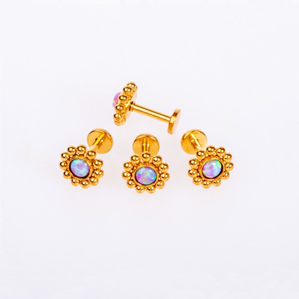 Piercing Labret & Tragus Opal