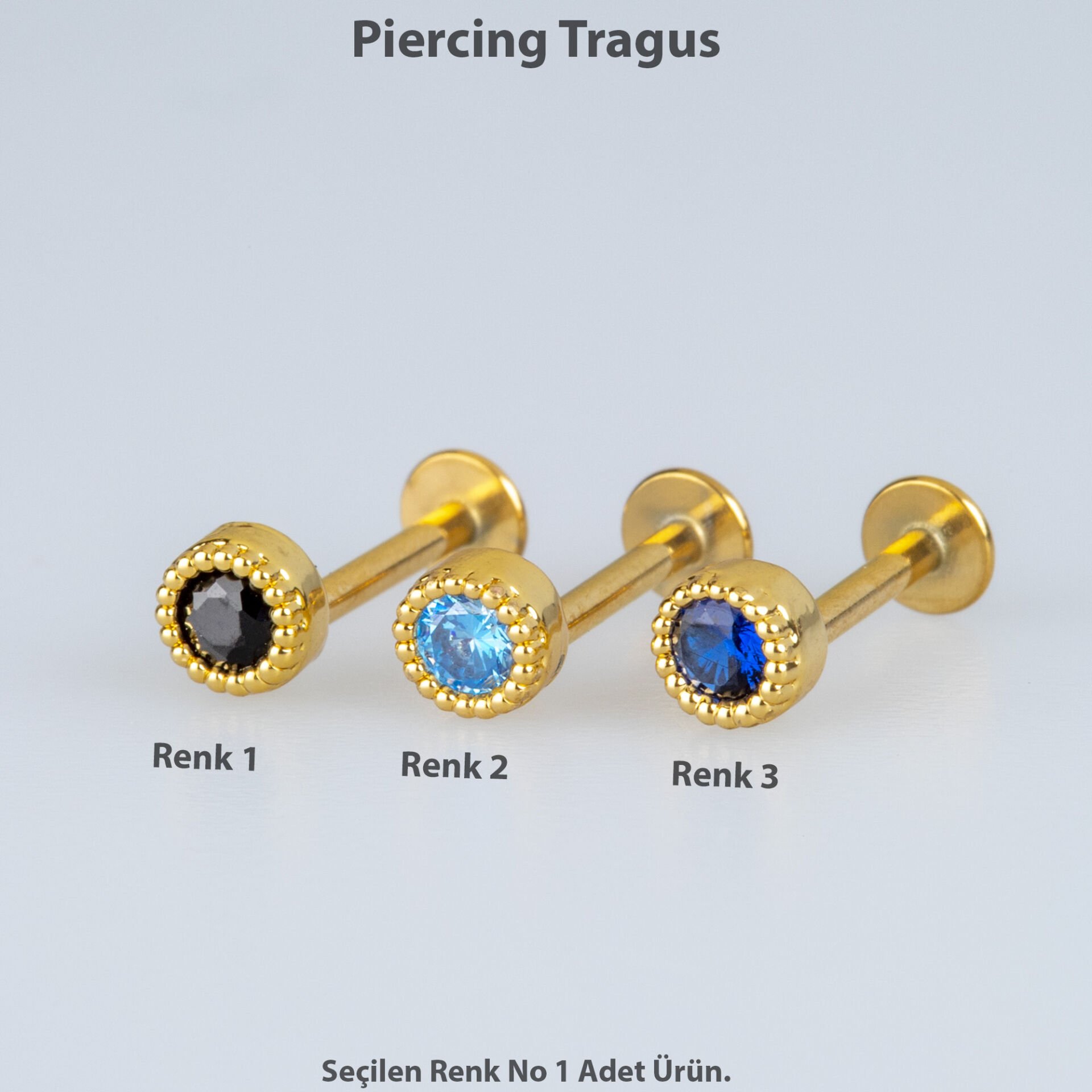 Piercing Tragus Round Color 2