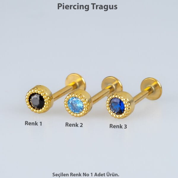 Piercing Tragus Round Color 2