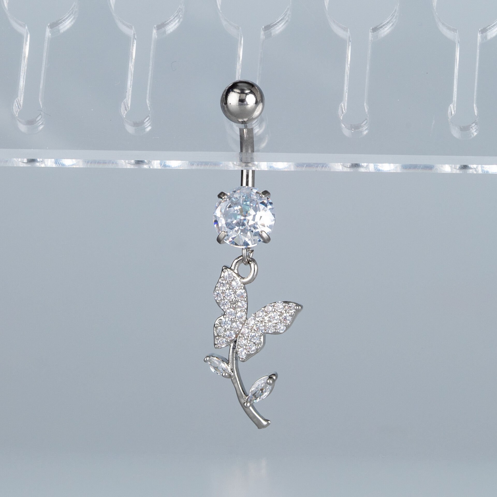 Piercing Göbek Fashion Kelebek