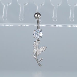 Piercing Göbek Fashion Kelebek