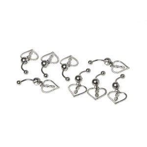 Piercing Göbek Kalp