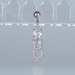 Piercing Göbek Fashion Kedi