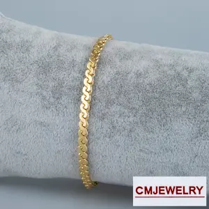 CM Jewelry 14K Zincir Bileklik