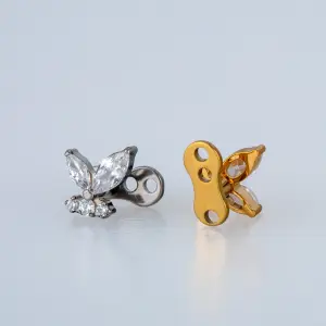 Piercing Titanyum Dermal Sarı