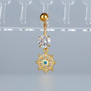 Piercing Göbek Fashion Gemi Dümeni