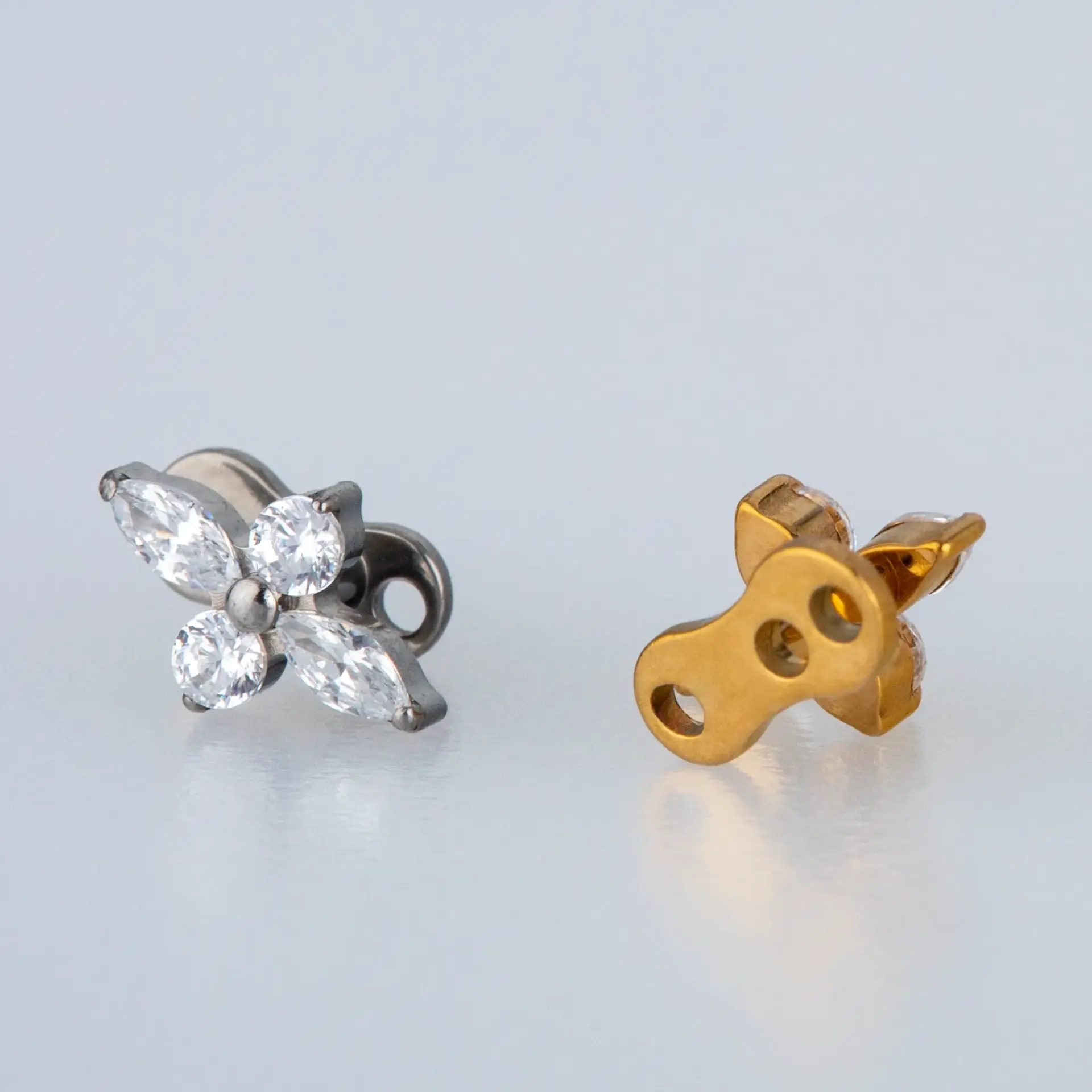 Piercing Titanyum Dermal Sarı