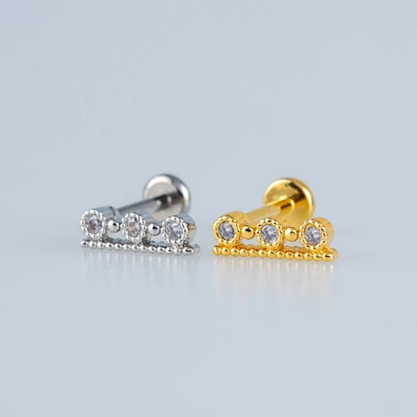 Piercing Tragus Sıra Taş