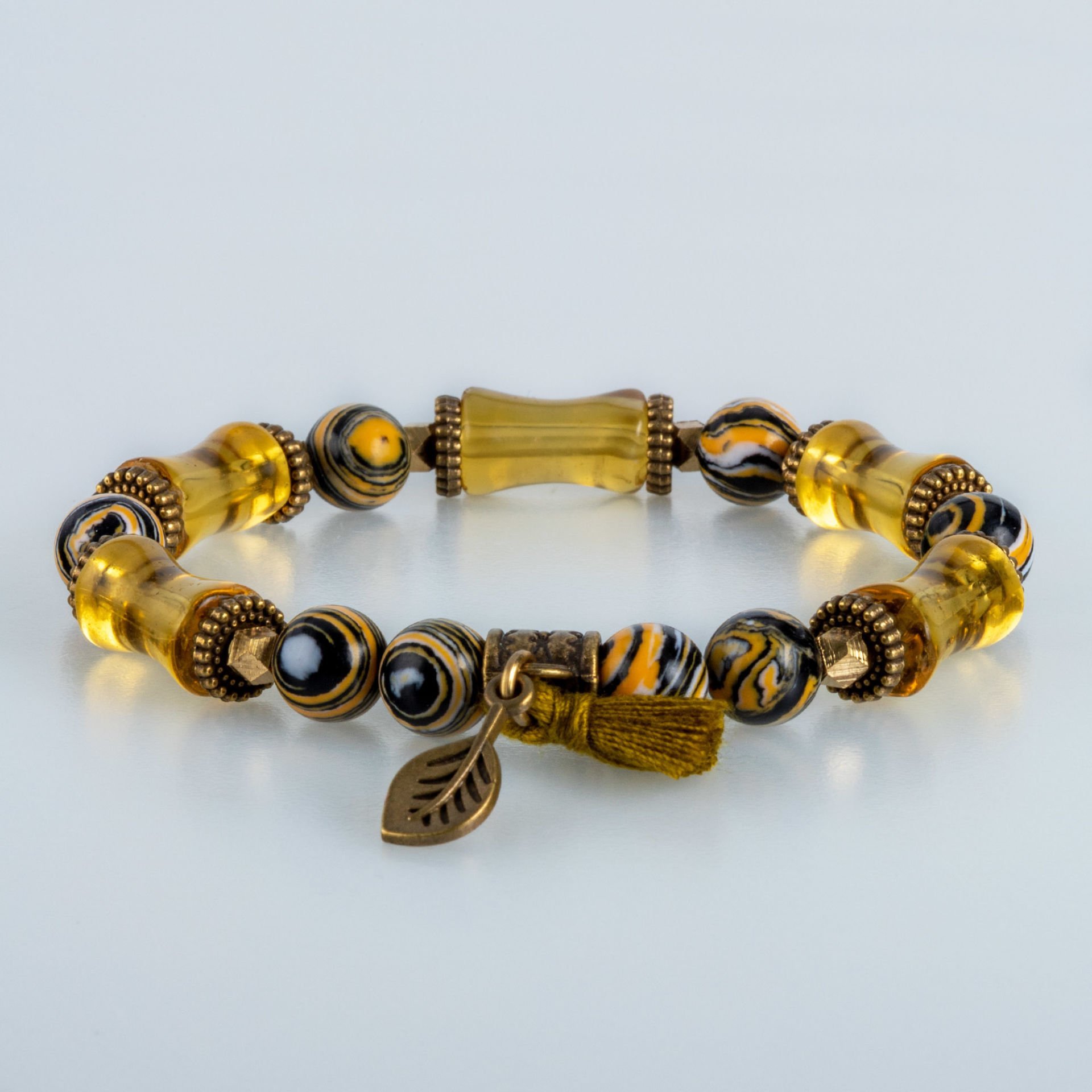 Ethnic Natural Stone Bracelet
