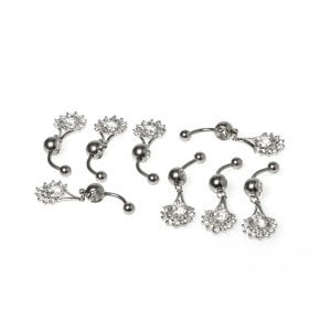 Piercing Göbek Taşlı