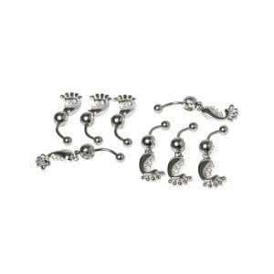 Piercing Göbek Ayak İzi