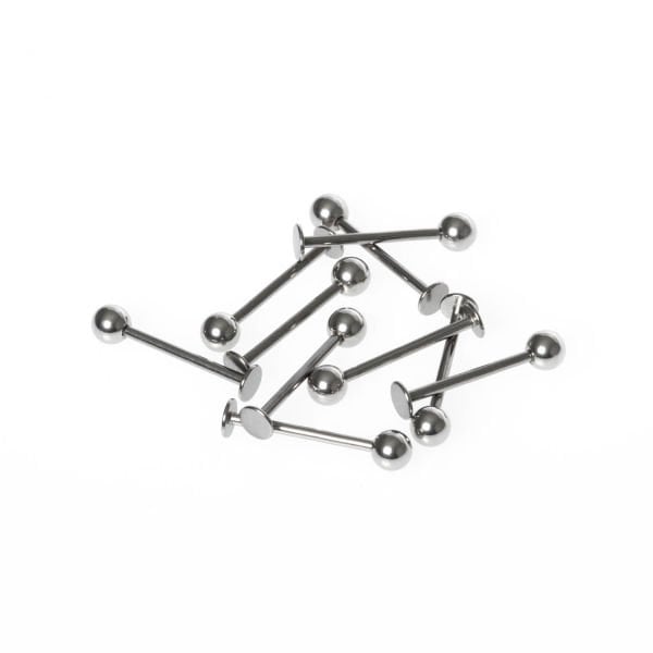 Toptan 316L Çelik Piercing Labret 4mm Top