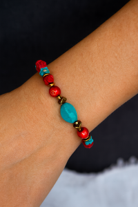 Etnik Doğal Taş Bileklik