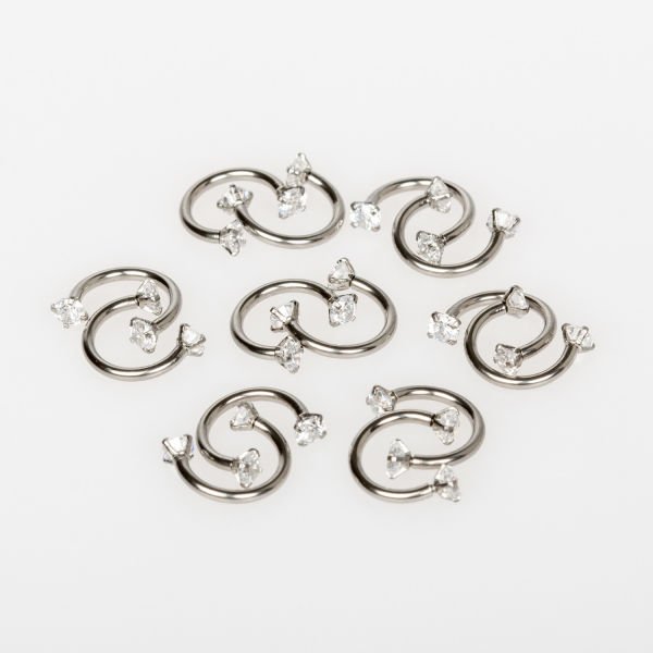 Piercing Septum Smiley White 6mm