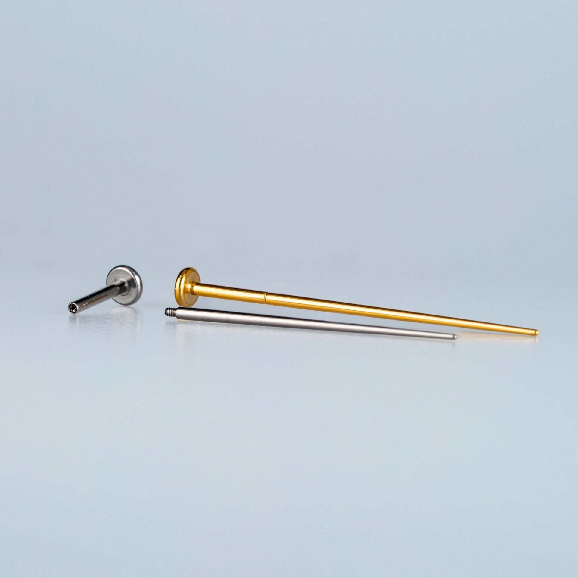 Titanyum G23 Piercing Bar Ekleme Pimi Tes Diş Barlar İçin