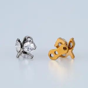 Piercing Titanyum Dermal Çiçek