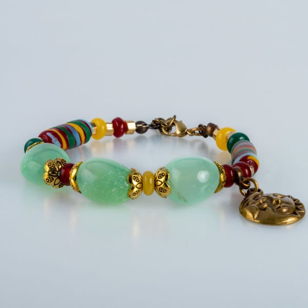 Ethnic Natural Stone Bracelet