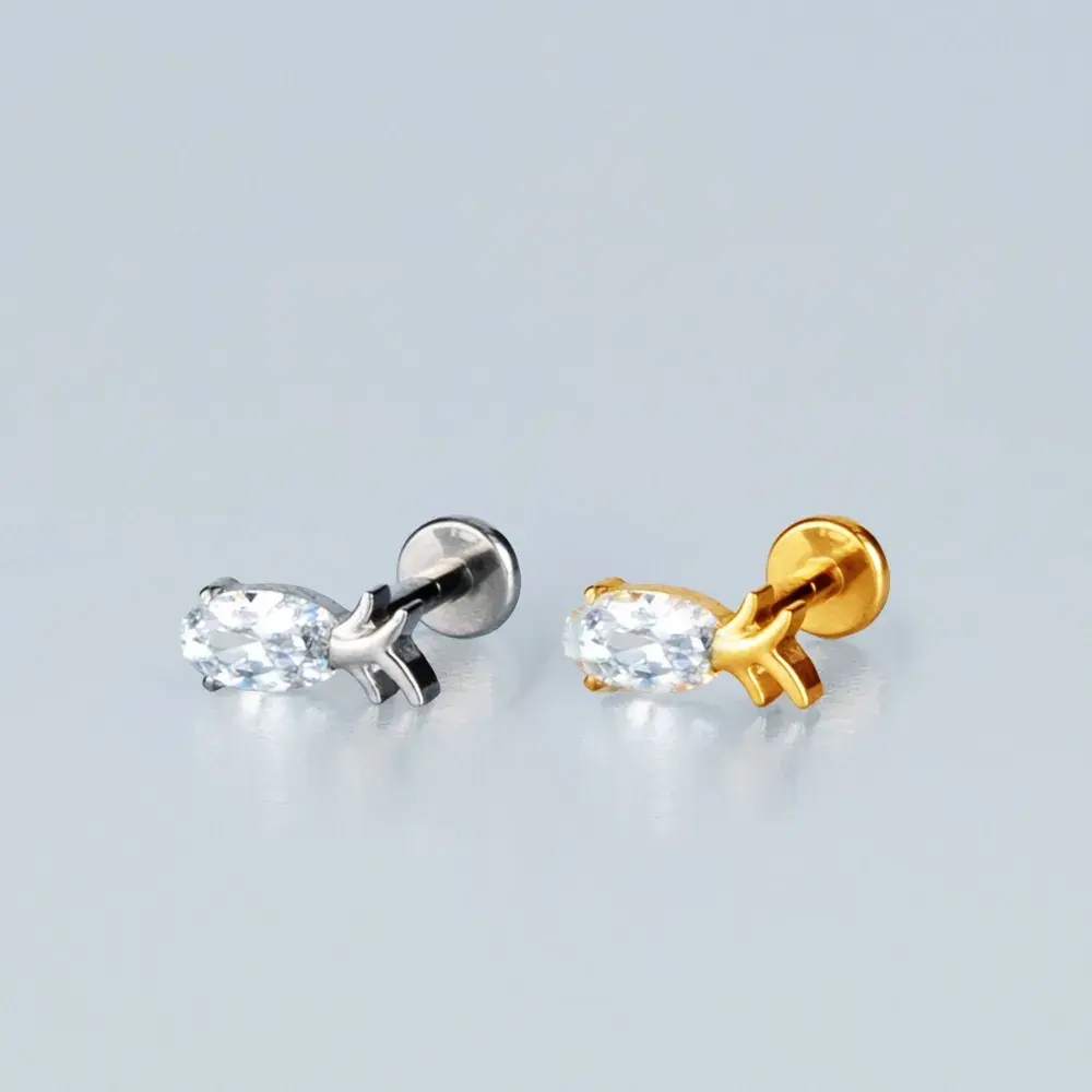 Piercing Titanyum Tragus Ananas