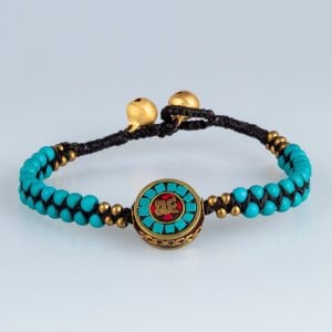 Etnik Doğal Taş Tibet Bileklik