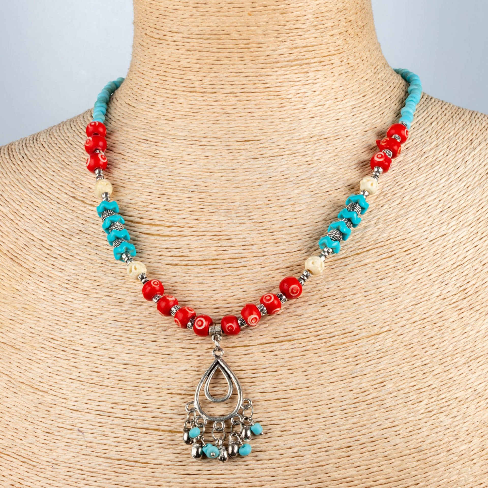 Etnik Doğal Taş Kolye